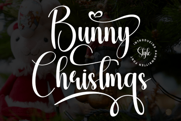 Bunny Christmas: An Elegant Script for Handcrafted Designs