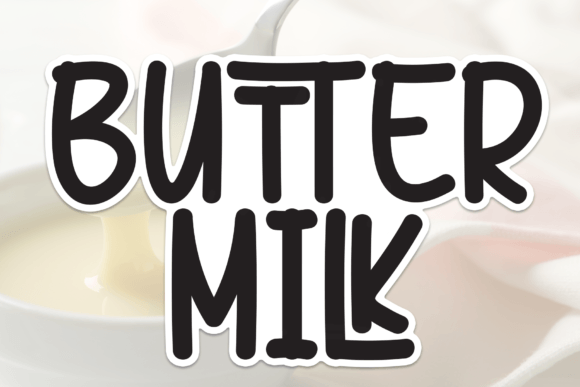 Butter Milk: The Handwritten Font That Adds Instant Warmth