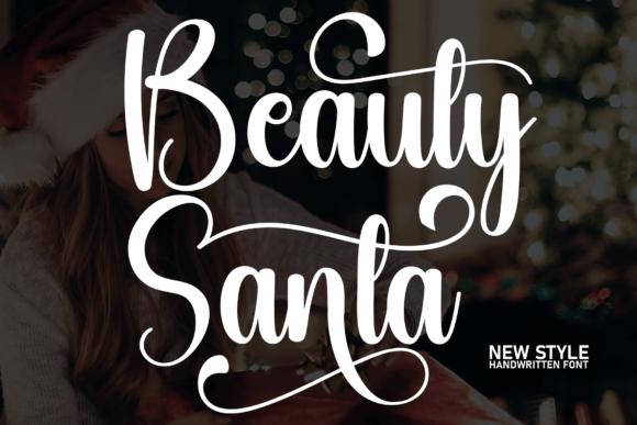 Discover the Elegance of the Beauty Santa Typeface