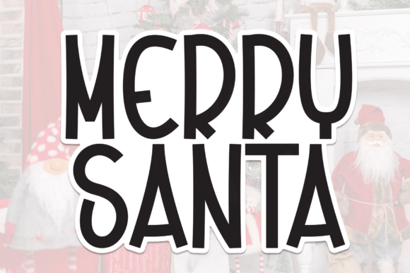 Merry Santa: A Handwritten Font for Enchanting Designs