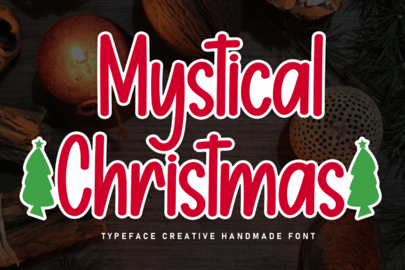 Mystical Christmas: A Handwritten Font for Magical Designs