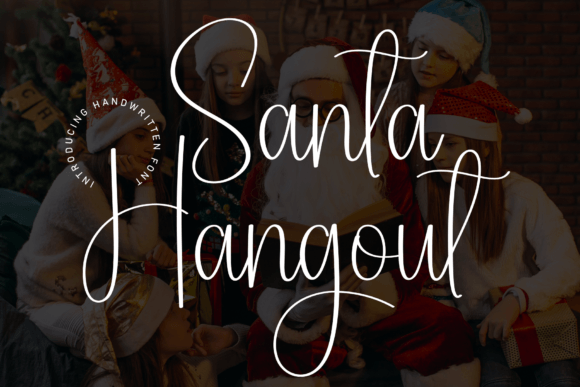 Santa Hangout: The Flowing Font with an Elegant Touch