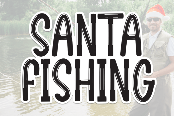 The Warmth of Santa Fishing: A Handwritten Font for Authentic Designs